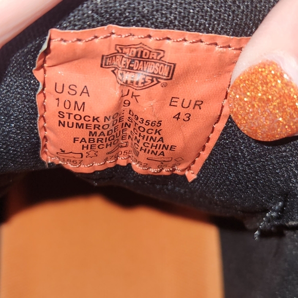 New Men's Harley-Davidson Gavern Waterproof Leather Motorcycle Casual Boot 10 - Picture 5 of 6